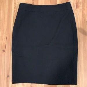 Black pencil skirt